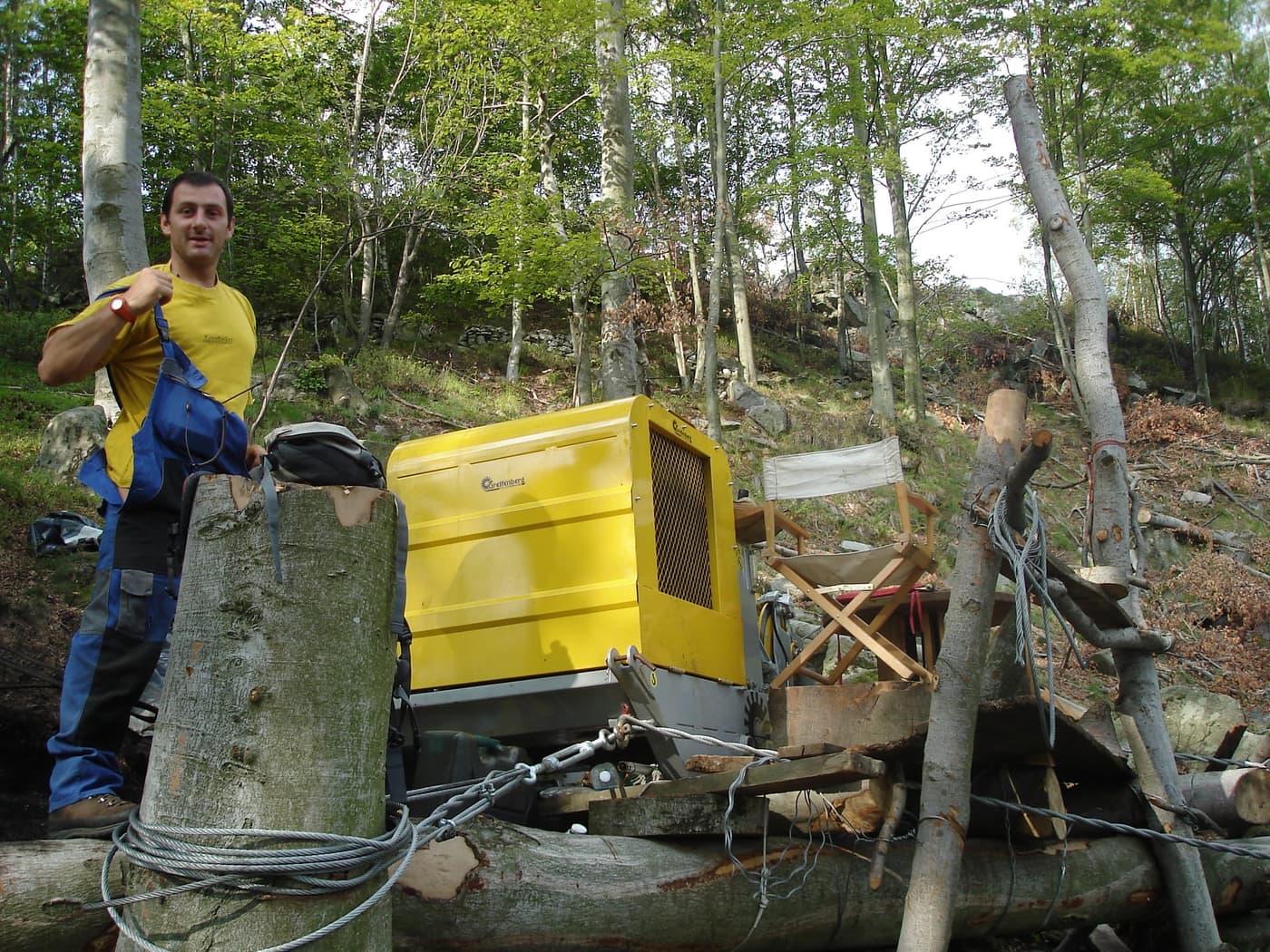 Lavorazione forestale